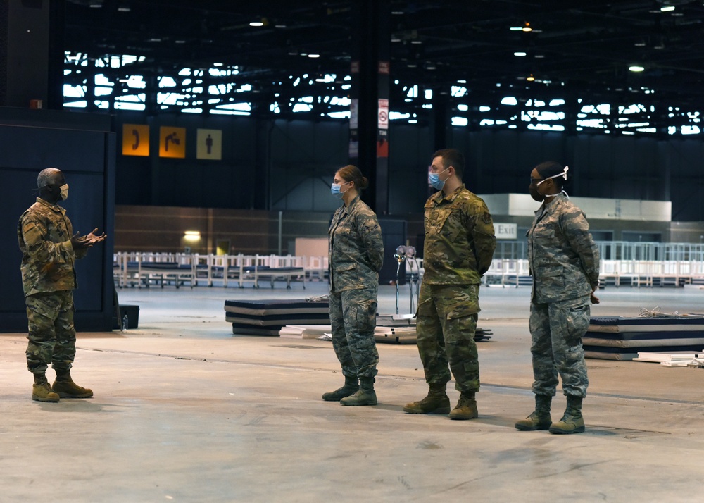 Leadership from the 126th Air Refueling Wing Visit McCormick Place Convention Center