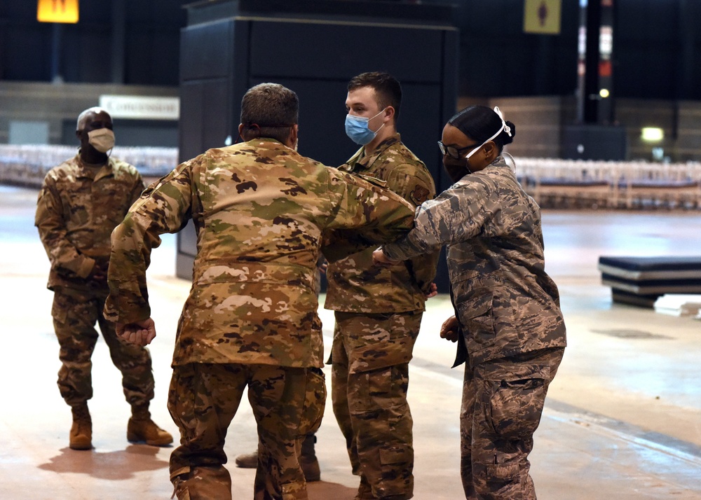 Leadership from the 126th Air Refueling Wing Visit McCormick Place Convention Center