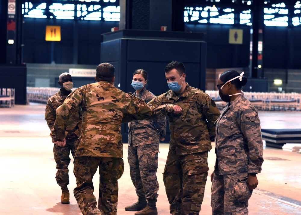 Leadership from the 126th Air Refueling Wing Visit McCormick Place Convention Center