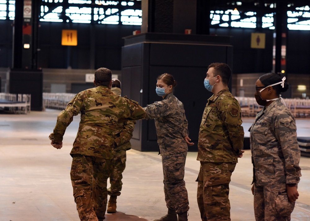 Leadership from the 126th Air Refueling Wing Visit McCormick Place Convention Center