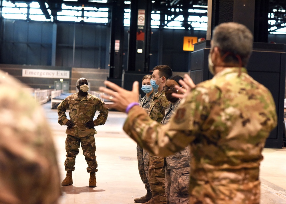 Leadership from the 126th Air Refueling Wing Visit McCormick Place Convention Center