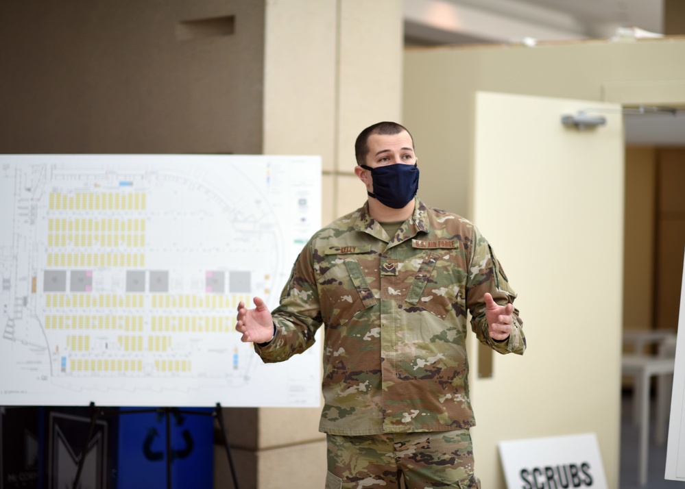 Leadership from the 126th Air Refueling Wing Visit McCormick Place Convention Center