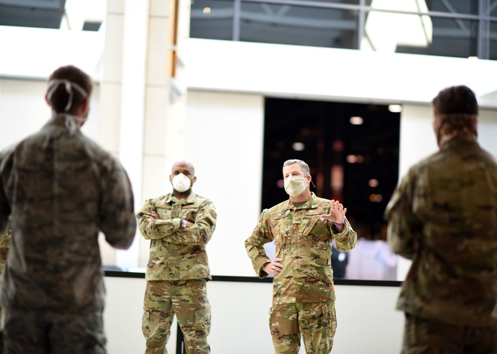 Leadership from the 126th Air Refueling Wing Visit McCormick Place Convention Center