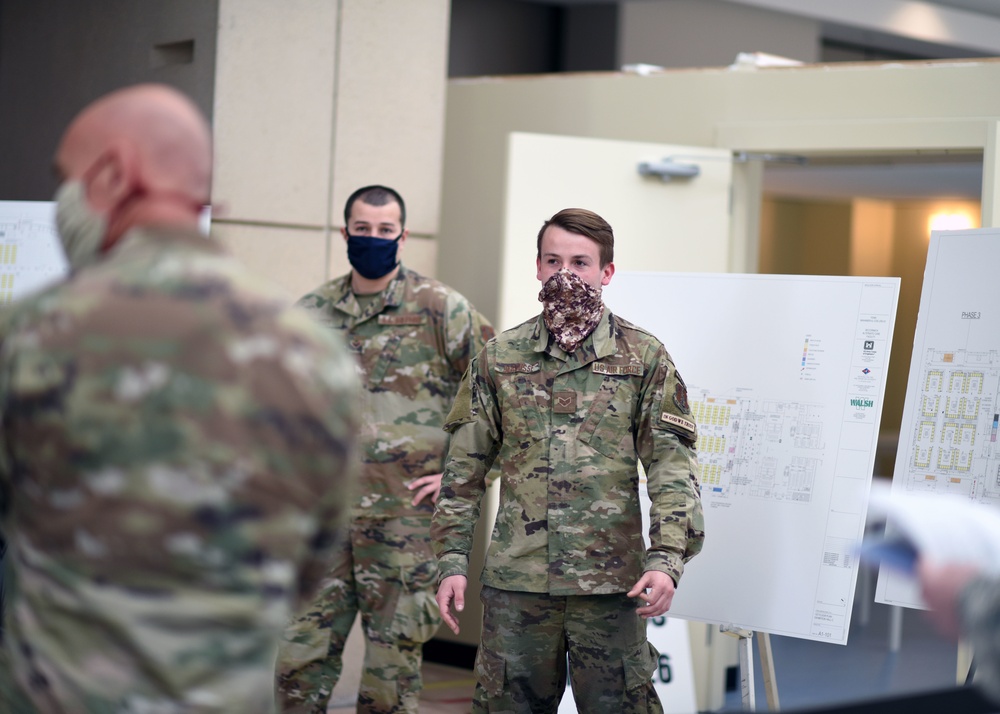 Leadership from the 126th Air Refueling Wing Visit McCormick Place Convention Center