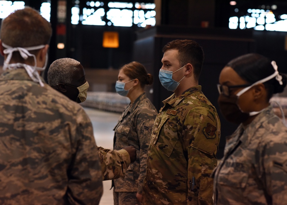 Leadership from the 126th Air Refueling Wing Visit McCormick Place Convention Center