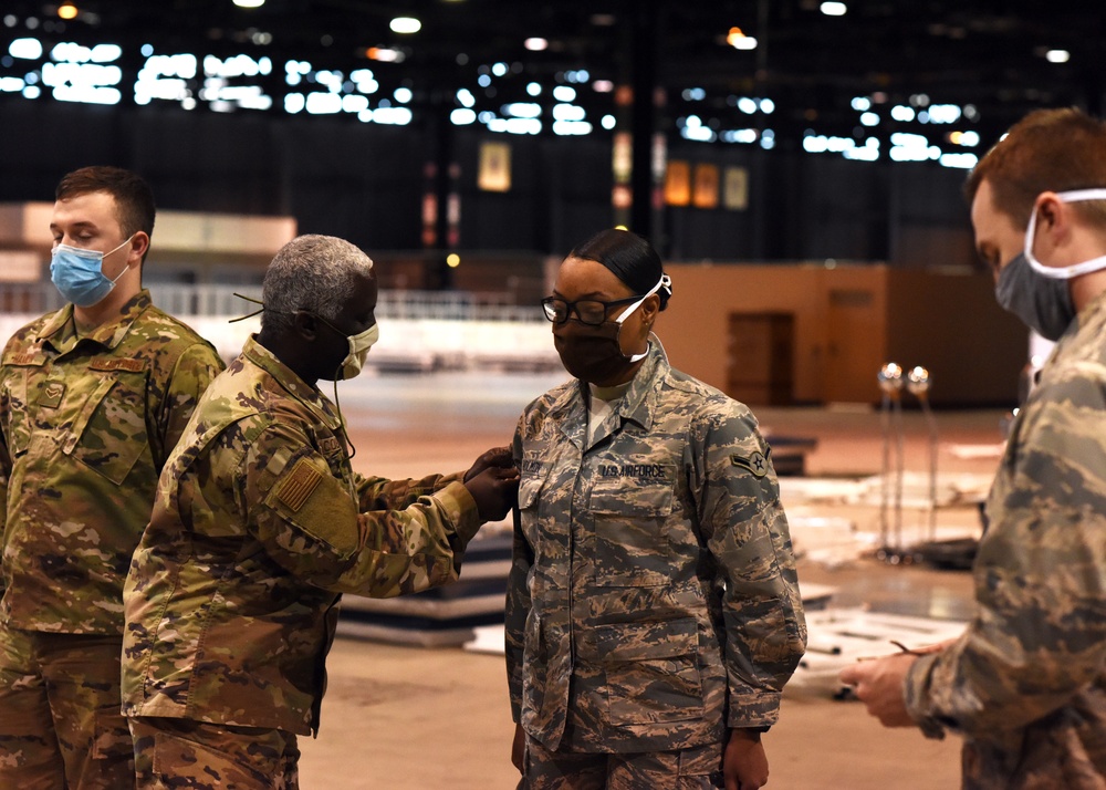 Leadership from the 126th Air Refueling Wing Visit McCormick Place Convention Center