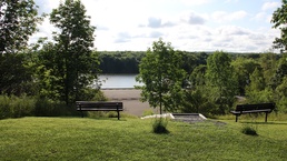 The view from Shenango River Lake.