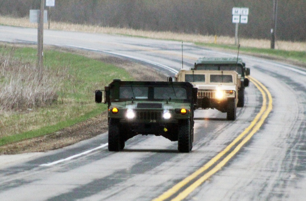 Convoy operations at Fort McCoy