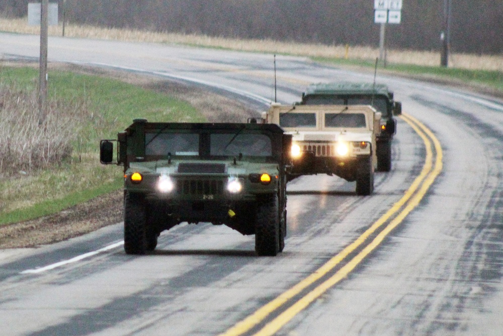 Convoy operations at Fort McCoy