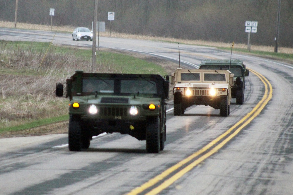 Convoy operations at Fort McCoy