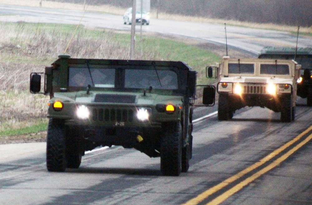 Convoy operations at Fort McCoy