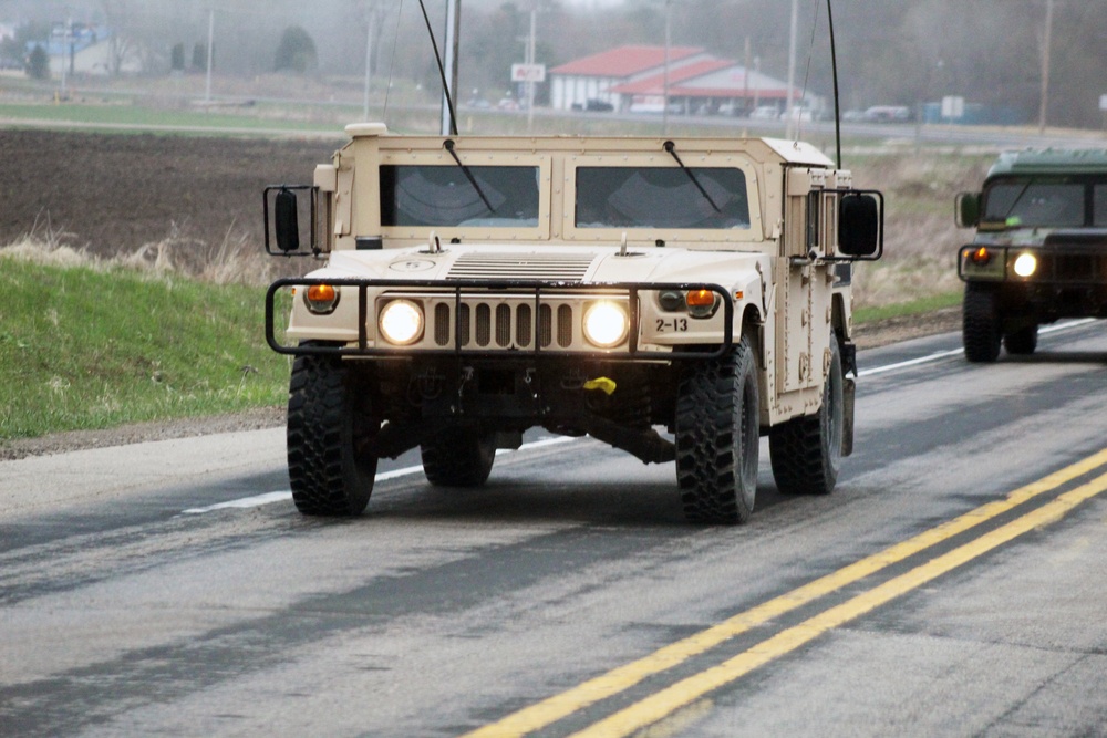 Convoy operations at Fort McCoy