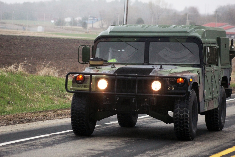 Convoy operations at Fort McCoy