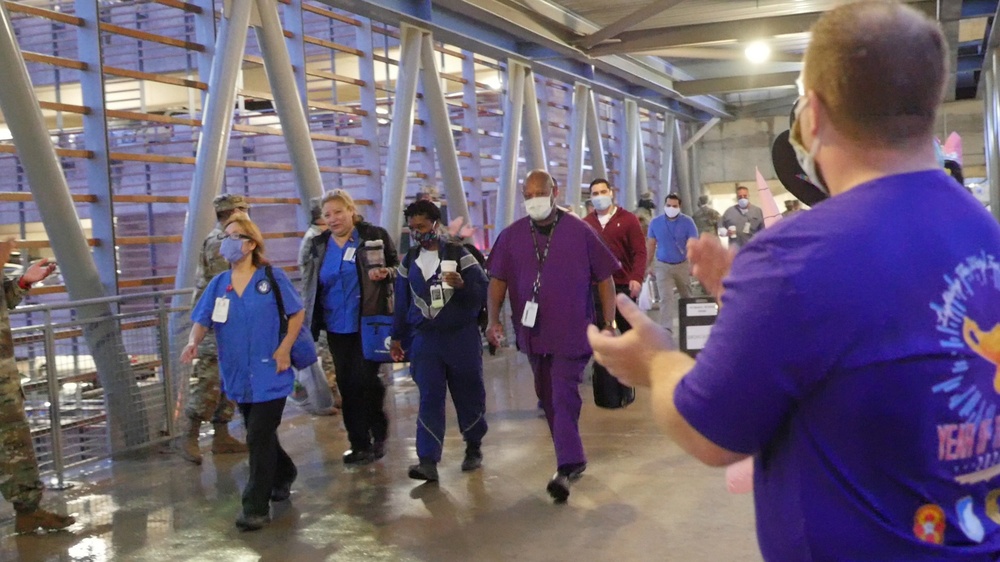 BAMC staff cheers for healthcare heroes