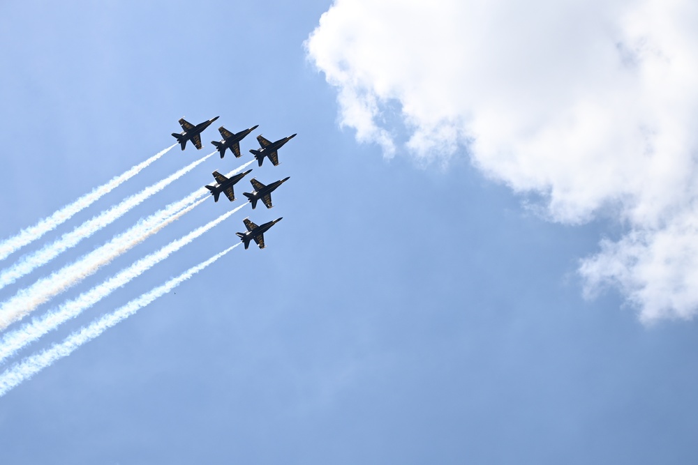 The Blue Angels America Strong flyover over Nashville