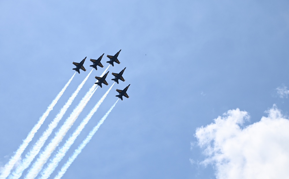 The Blue Angels America Strong flyover over Nashville