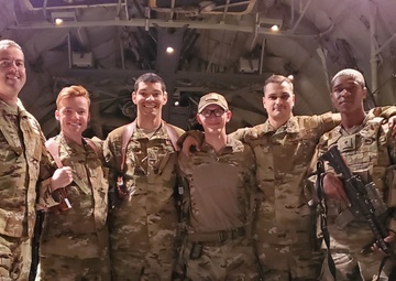 A lucky flight in the fight: Aircrew receives combat medal