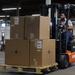 Sierra Army Depot forklift driver moving PPE