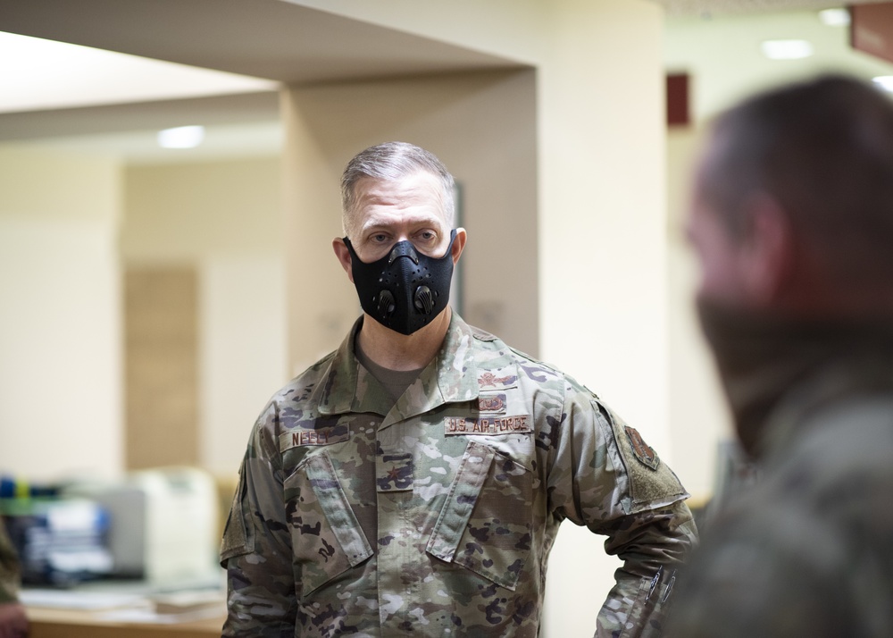 Westlake Alternate Care Facility Site Visit by the Adjutant General