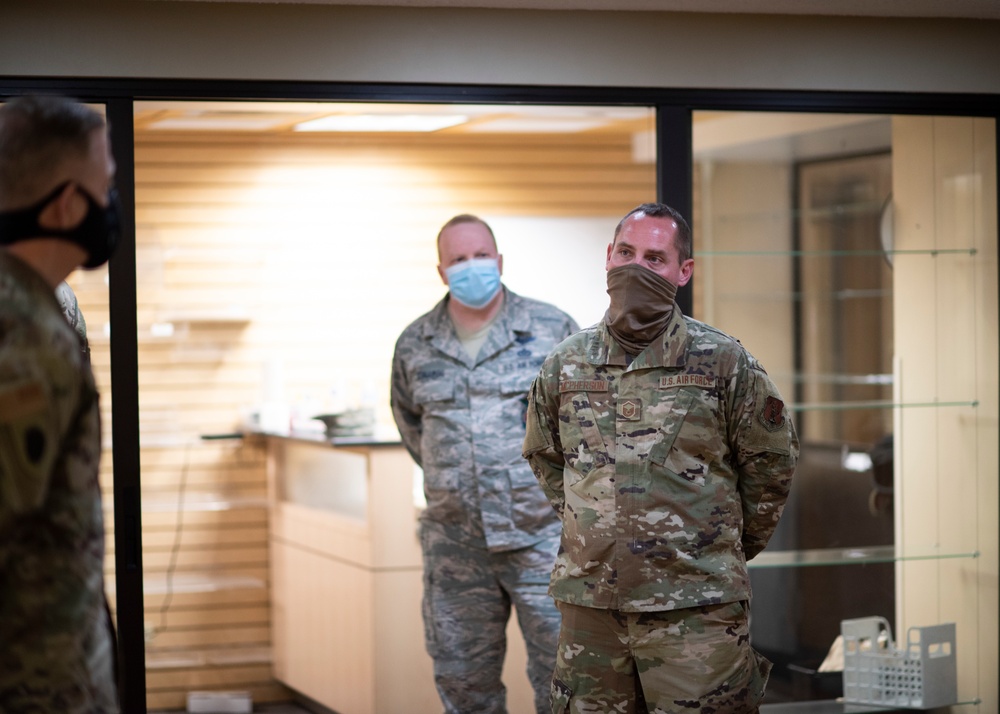 Westlake Alternate Care Facility Site Visit by the Adjutant General