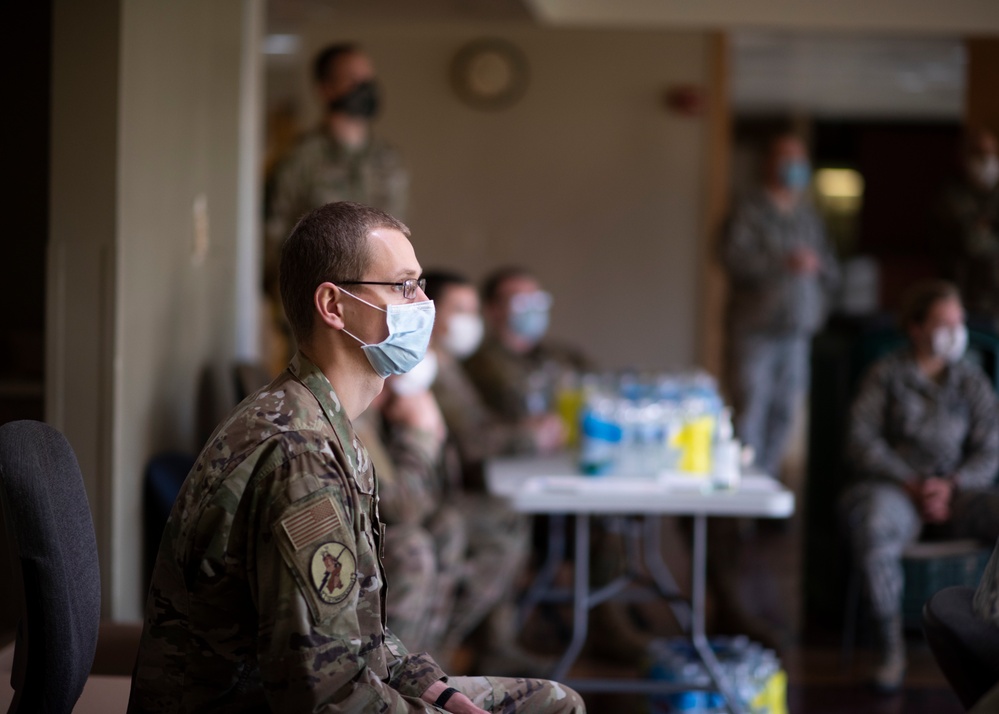 Westlake Alternate Care Facility Site Visit by the Adjutant General