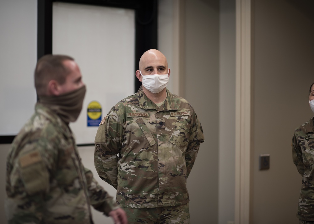 Westlake Alternate Care Facility Site Visit by the Adjutant General