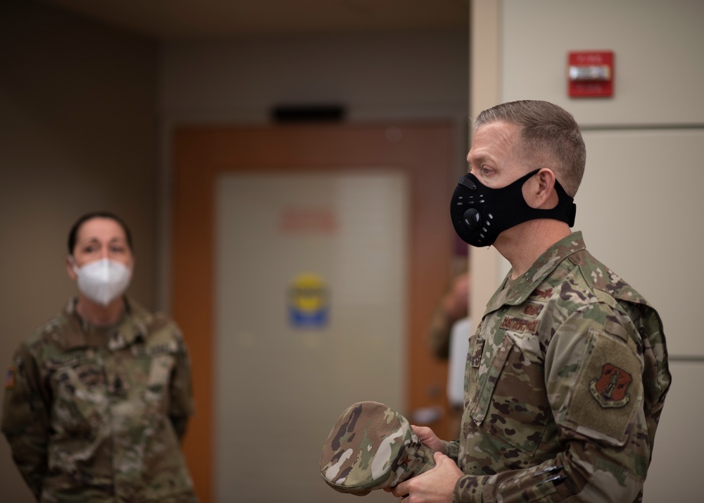 Westlake Alternate Care Facility Site Visit by the Adjutant General