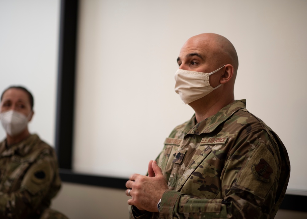 Westlake Alternate Care Facility Site Visit by the Adjutant General