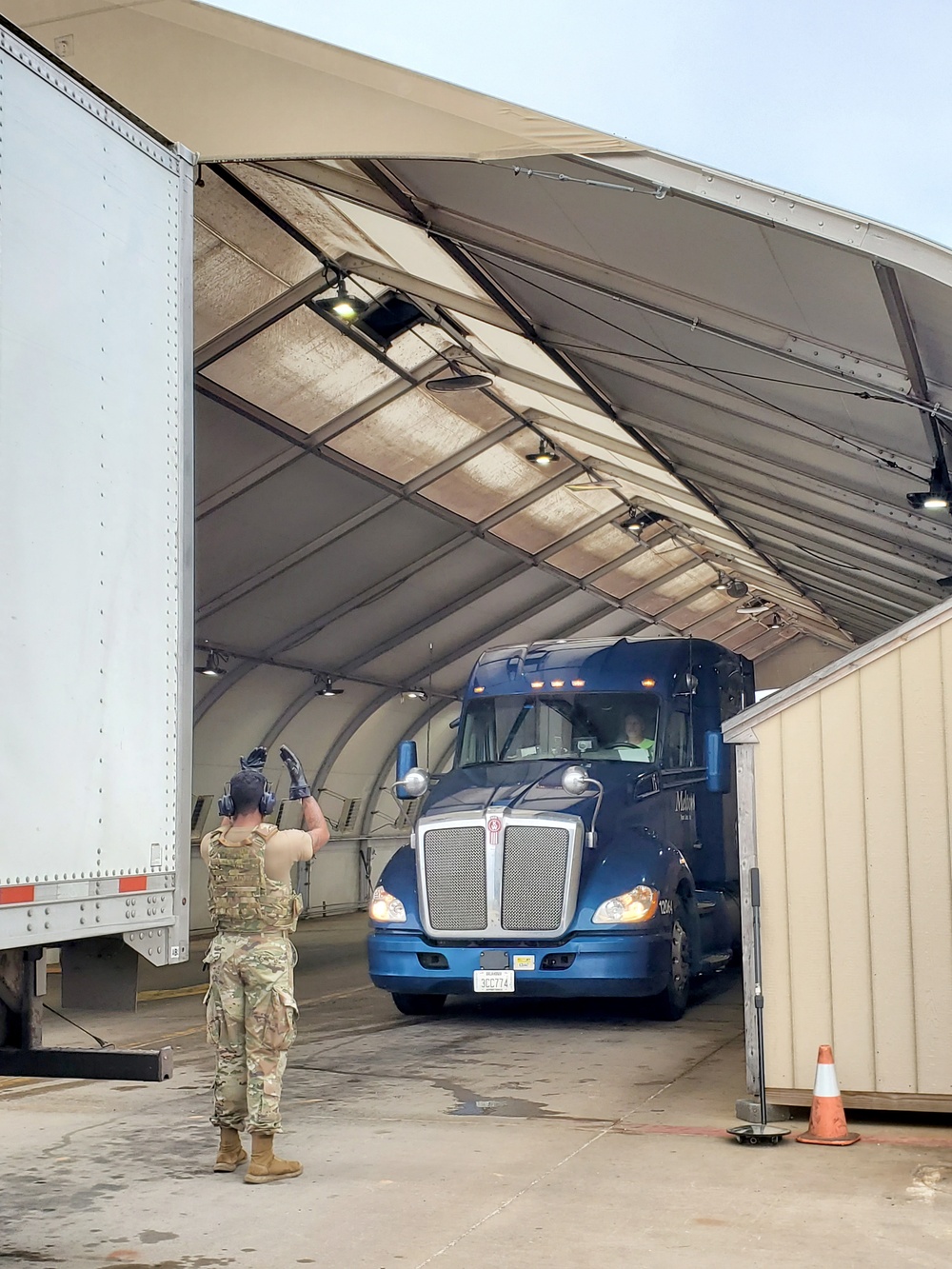 Airmen trucking through COVID-19