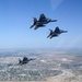 144th Fighter Wing's F-15C Eagle Fighter Jets Flyover