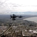 144th Fighter Wing's F-15C Eagle Fighter Jets Flyover