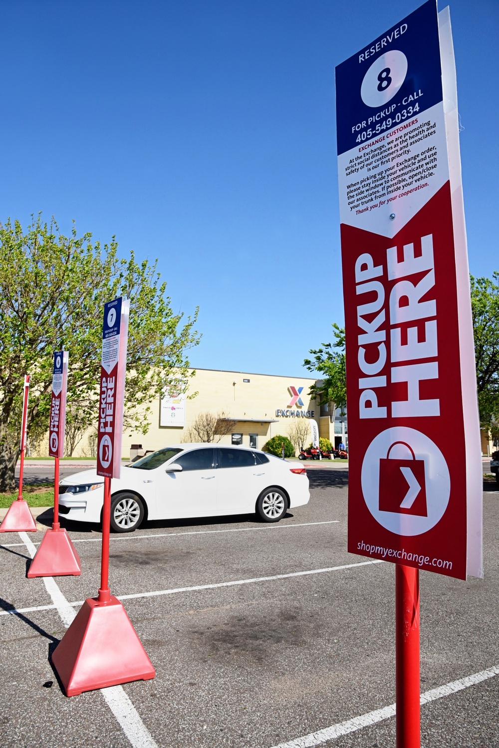 Tinker Exchange offers Curbside service