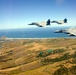 144th Fighter Wing's F-15C Eagle Fighter Jets Flyover