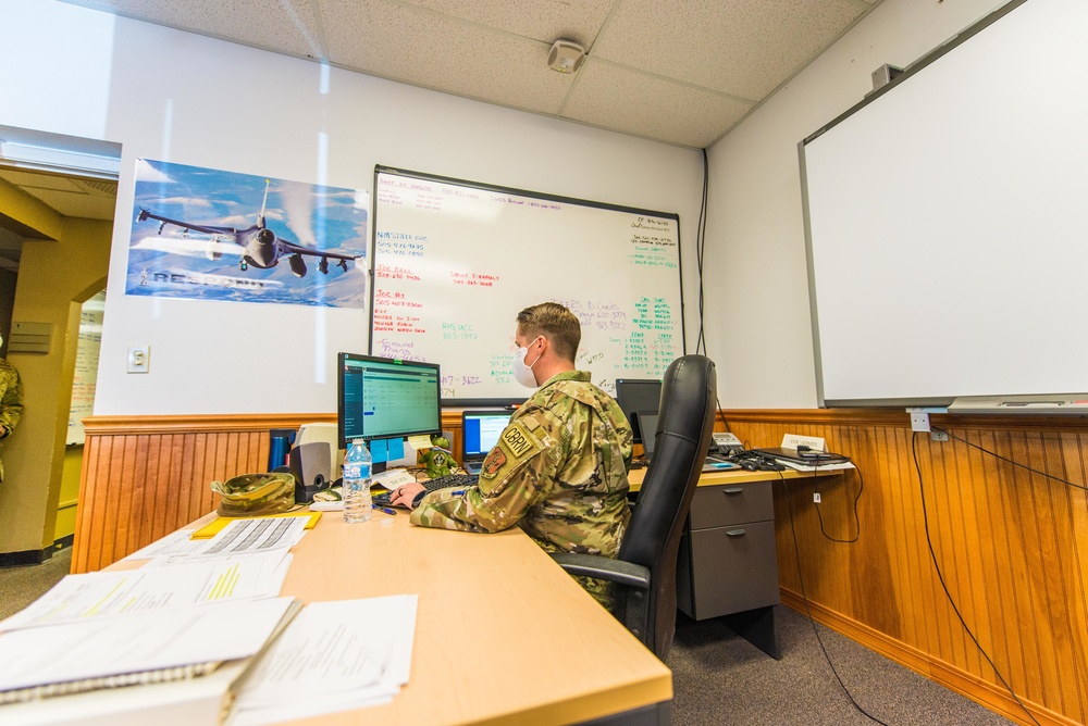 New Mexico Air National Guard Unit Command Centers Support Joint Task Force Mission