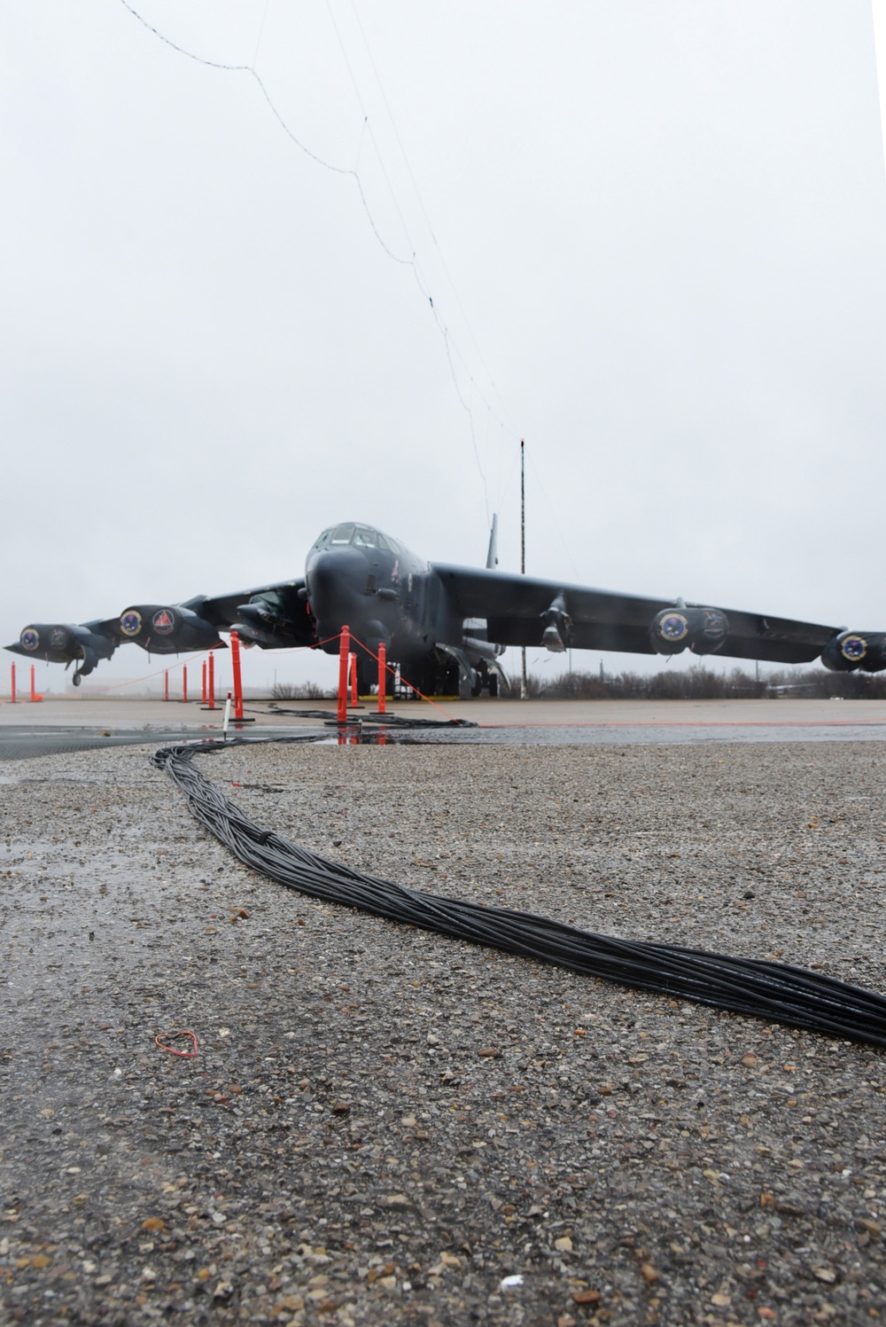 B-52 undergoes first electromagnetic pulse hardness testing at Tinker
