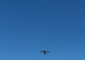 Cal Guard's 146th Airlift Wing flies over hospitals for Operation America Strong