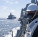 Sterett and Henry J. Kaiser participate in a replenishment-at-sea