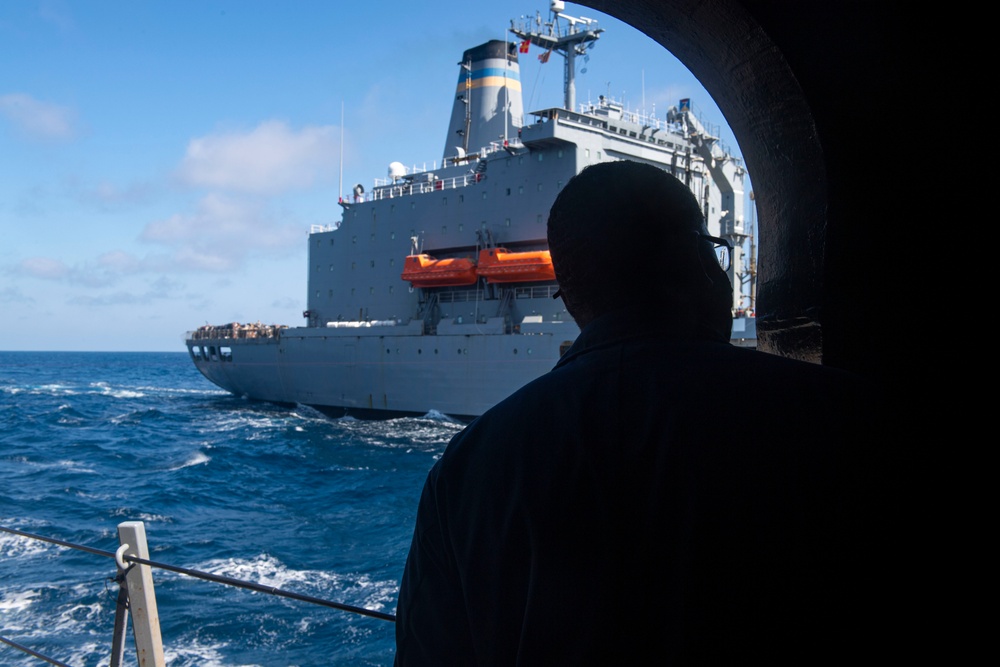 Sterett and Henry J. Kaiser Participate in a Restoration-At-Sea