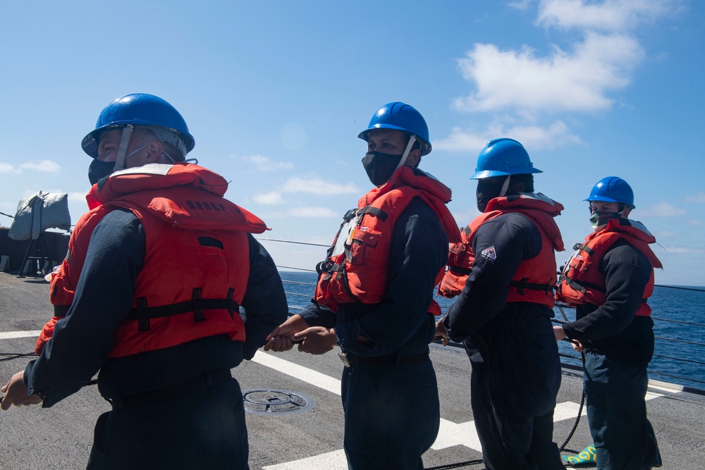 Sterett and Henry J. Kaiser Participate in a Restoration-At-Sea