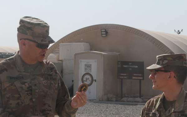 42nd ID Soldier recieves coin
