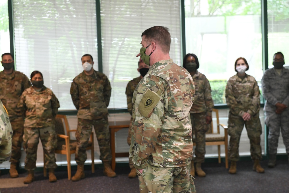 North Carolina Army and Air National Guard Medical Technicians Set Up COVID-19 Medical Support Shelter