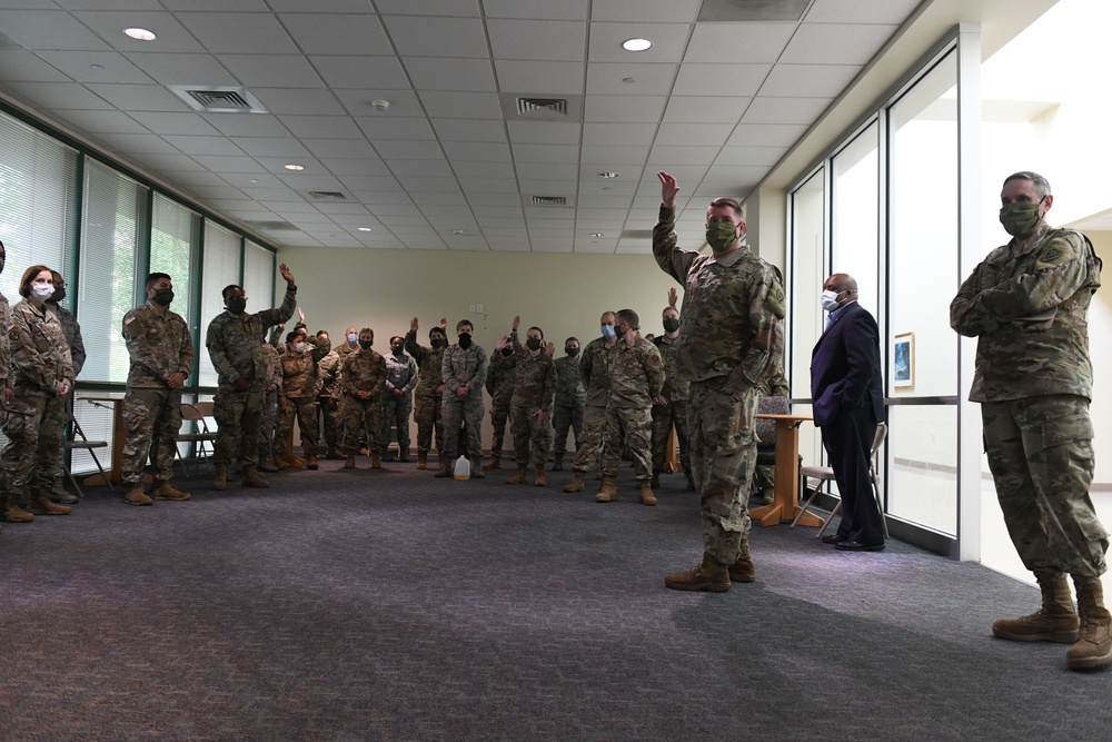 North Carolina Army and Air National Guard Medical Technicians Set Up COVID-19 Medical Support Shelter