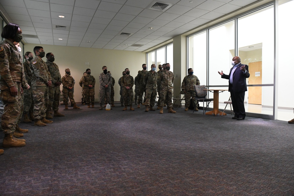 North Carolina Army and Air National Guard Medical Technicians Set Up COVID-19 Medical Support Shelter