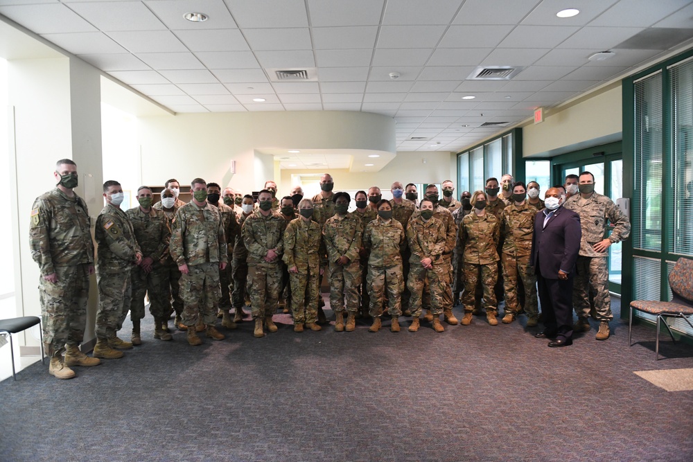 North Carolina Army and Air National Guard Medical Technicians Set Up COVID-19 Medical Support Shelter