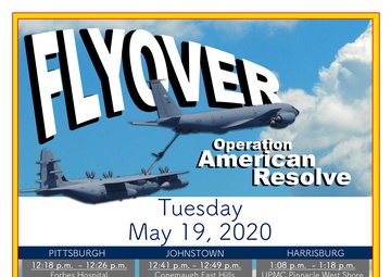 Pa. Air National Guard flyovers scheduled for three cities