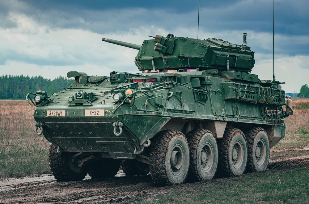 3/2 Soldiers conduct gunnery during NATO BG-P