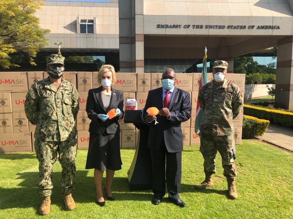 U.S. Embassy helps fund surgical masks for South Africa