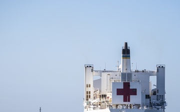 USNS Mercy Departs Los Angeles; Military Relief Efforts Continue