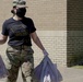 Soldiers help serve school lunches