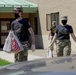 Soldiers help serve school lunches